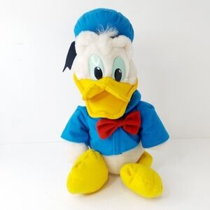 Vintage Donald Duck Plush with Vinyl Duck Bill - Disneyland Walt Disney World.